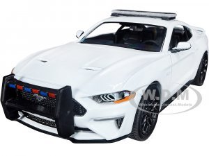 2018 Ford Mustang GT Police Car Unmarked Plain White Law Enforcement and Public Service Series