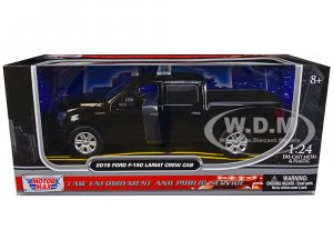 2019 Ford F-150 Lariat Crew Cab Pickup Truck Unmarked Plain Black Law Enforcement and Public Service Series