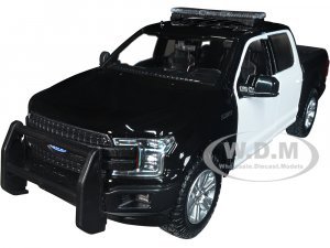 2019 Ford F-150 Lariat Crew Cab Pickup Truck Unmarked Plain Black and White Law Enforcement and Public Service Series