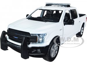 2019 Ford F-150 Lariat Crew Cab Pickup Truck Unmarked Plain White Law Enforcement and Public Service Series