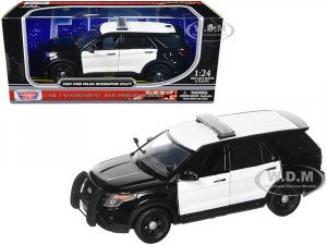 2022 Ford Police Interceptor Utility Unmarked Black and White