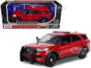 2022 Ford Police Interceptor Utility Unmarked Red