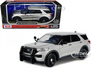 2022 Ford Police Interceptor Utility Unmarked Slick-Top Silver