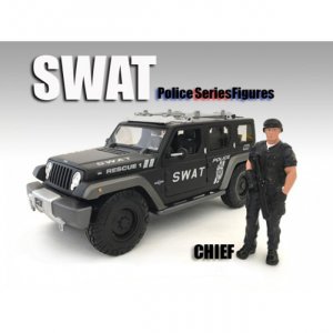SWAT Team Chief Figure For 1:24 Scale Models by American Diorama