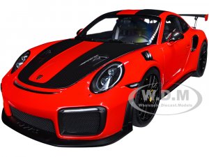 Porsche 911 (991.2) GT2 RS Weissach Package Guards Red with Carbon Stripes