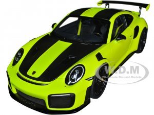 Porsche 911 (991.2) GT2 RS Weissach Package Acid Green with Carbon Stripes