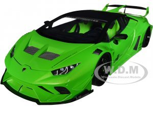 Lamborghini Huracan GT LB-Silhouette Works Pearl Green Metallic with Black Top