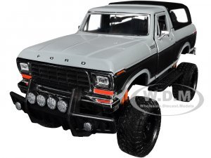 1978 Ford Bronco Custom Gray and Black Off Road Series