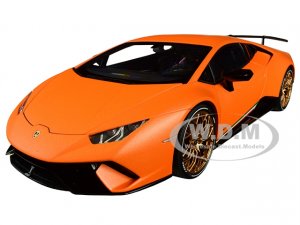 Lamborghini Huracan Performante Arancio Anthaeus   Matt Orange with Gold Wheels