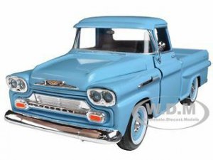 1958 Chevrolet Apache Fleetside Pickup Truck Light Blue