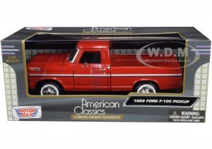 1969 Ford F-100 Pickup Truck Red
