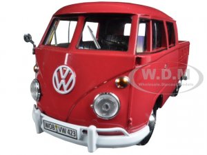 Volkswagen Type 2 (T1) Double Cab Pickup Truck Wax Red
