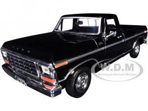 1979 Ford F-150 Custom Pickup Truck Black Timeless Legends Series