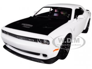 2018 Dodge Challenger SRT Hellcat Widebody White with Black Hood