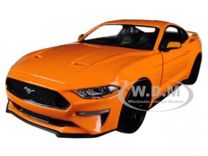 2018 Ford Mustang GT 5.0 Orange with Black Wheels