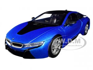 2018 BMW i8 Coupe Metallic Blue with Black Top