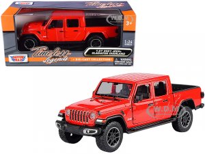 2021 Jeep Gladiator Overland (Closed Top) Pickup Truck Red -1/27