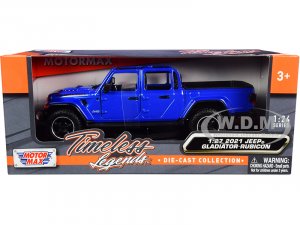 2021 Jeep Gladiator Rubicon (Open Top) Pickup Truck Blue -1/27