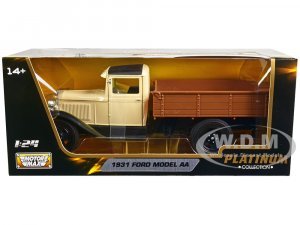 1931 Ford Model AA Pickup Truck Cream and Black Platinum Collection Series