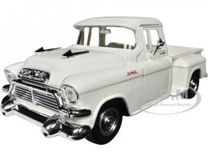 1957 GMC Blue Chip Pickup Truck White Timeless Legends Series