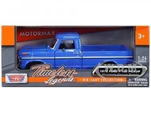 1972 Ford F-100 Pickup Truck Blue Timeless Legends Series