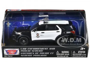 2022 Ford Police Interceptor Utility LAPD (Los Angeles Police Department) Black and White Law Enforcement and Public Service Series
