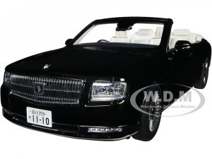 Toyota Century Open Car Convertible RHD (Right Hand Drive) Black with White Interior