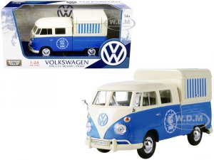 Volkswagen Type 2 (T1) Pickup Food Truck Cream and Blue