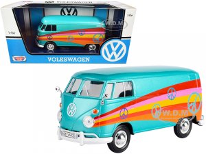 Volkswagen Type 2 (T1) Delivery Van Peace Turquoise Metallic