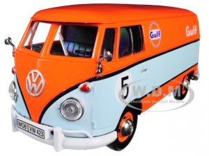 Volkswagen Type 2 (T1) Delivery Van #5 Gulf Orange and Light Blue