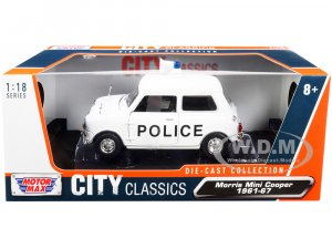 1961-1967 Morris Mini Cooper RHD (Right Hand Drive) Police White City Classics Series