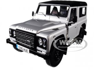 2015 Land Rover Defender 90 2000000 Edition Indus Silver Metallic with Black Top