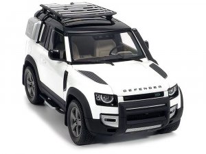 2020 Land Rover Defender 90 with Roof Rack Fuji White with Black Top