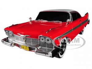 1958 Plymouth Fury Red Evil Version (with Blacked Out Windows) Christine (1983) Movie