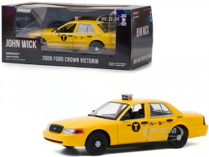 2008 Ford Crown Victoria NYC Taxi Yellow John Wick: Chapter 2 (2017) Movie