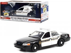 2011 Ford Crown Victoria Police Interceptor Black and White Terre Haute Police (Indiana) Hot Pursuit Special Edition