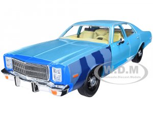 1977 Plymouth Fury Unrestored Turquoise Metallic (Sergeant Rick Hunters) Hunter (1984-1991) TV Series Hollywood Series