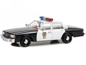 1987 Chevrolet Caprice Metropolitan Police Black and White The Terminator (1984) Movie Hollywood Series Release 18