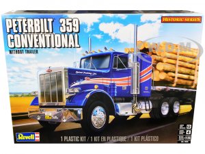 Level 4 Model Kit Peterbilt 359 Conventional Truck Tractor (without Trailer) Historic Series 1 25 Scale Model by Revell