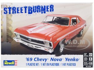 Level 5 Model Kit 1969 Chevrolet Nova Yenko Street Burner 1/25 Scale Model by Revell