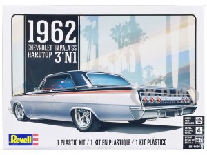 Level 4 Model Kit 1962 Chevrolet Impala Hardtop 3-in-1 Kit 1/25 Scale Model by Revell