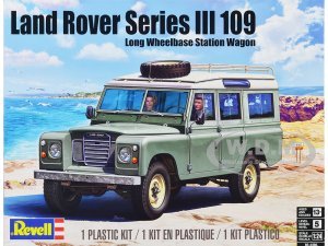 Level 5 Model Kit Land Rover Series III 109 Long Wheelbase Station Wagon  Scale Model by Revell