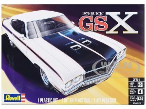 Level 4 Model Kit 1970 Buick GSX 2-in-1 Kit Scale Model by Revell