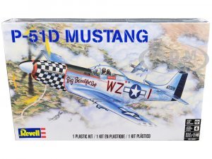 Level 4 Model Kit North American P-51D Mustang Fighter Aircraft 1 48 Scale Model by Revell