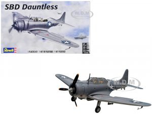 Level 4 Model Kit Douglas SBD Dauntless Bomber Aircraft 1/48 Scale Model by Revell