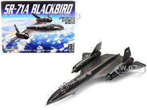 Level 5 Model Kit Lockheed SR-71A Blackbird Stealth Aircraft The Worlds Fastest Stealth Jet 1/48 Scale Model by Revell