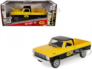 1969 Ford F-100 Pickup Truck Pennzoil Yellow and Black Running on Empty Series 7