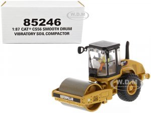 CAT Caterpillar CS56 Smooth Drum Vibratory Soil Compactor with Operator High Line Series  (HO) Scale