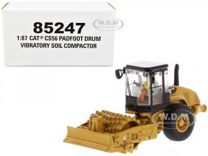 CAT Caterpillar CS56 Padfoot Drum Vibratory Soil Compactor with Operator High Line Series 7 (HO) Scale