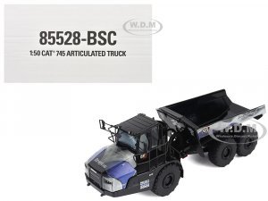 CAT Caterpillar 745 Articulated Dump Truck Brent Scarbrough & Co. - Back the Blue Black with Graphics High Line Series